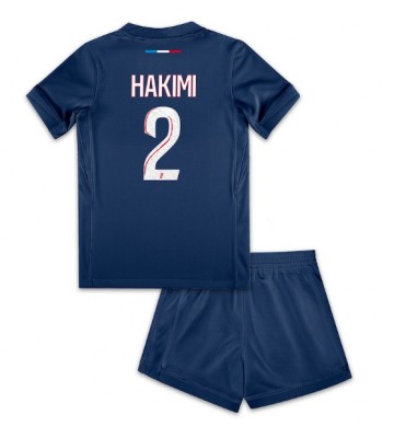 Paris Saint-Germain Achraf Hakimi #2 Replika Babytøj Hjemmebanesæt Børn 2024-25 Kortærmet (+ Korte bukser)